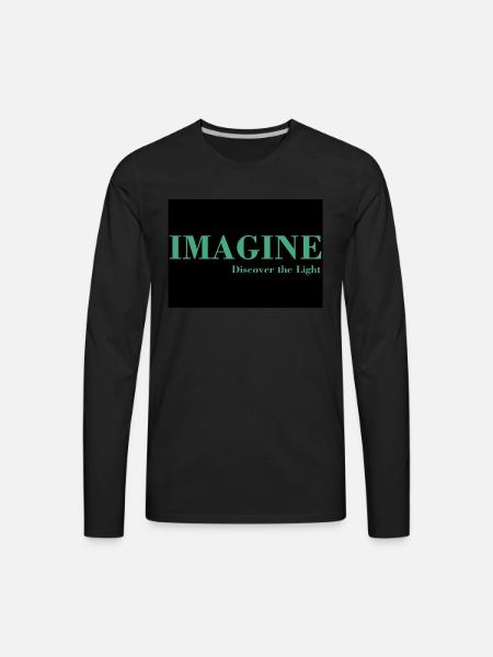 IMAGINE - Men's Premium Long Sleeve T-Shirt - black