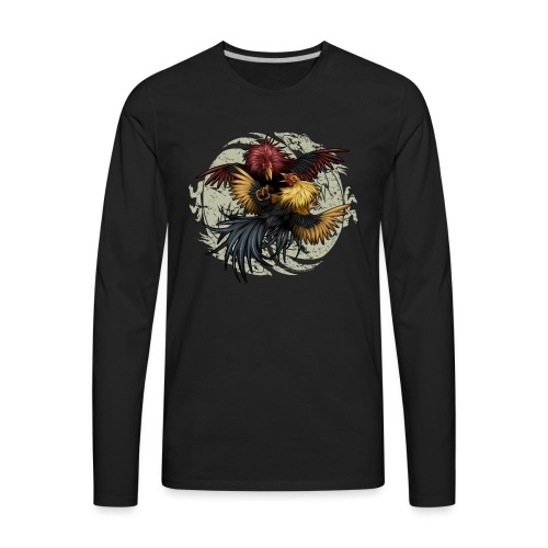 Ying Yang Gallos by Rollinlow - Men's Premium Long Sleeve T-Shirt