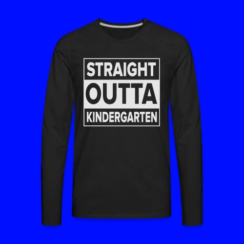 Kreative In Kinder Straight Outta - Men's Premium Long Sleeve T-Shirt