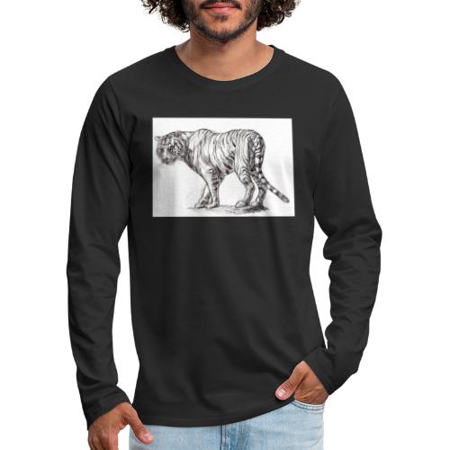 Stalking Tiger - Men's Premium Long Sleeve T-Shirt
