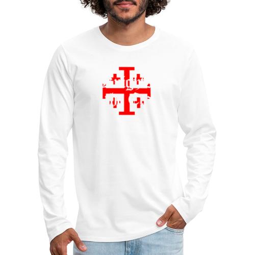 Knights of the Cross - Men's Premium Long Sleeve T-Shirt