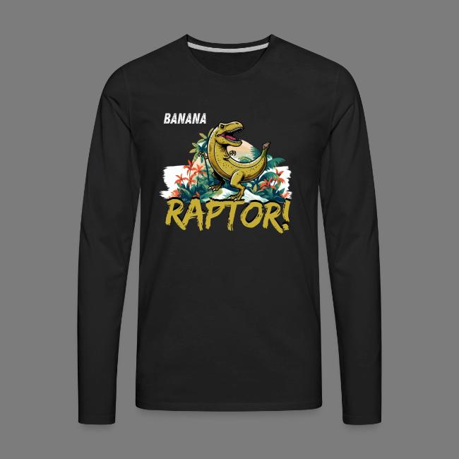 Funny Banana Raptor T-Rex Design