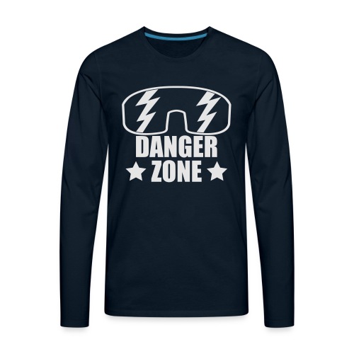 dangerzone_forblack - Men's Premium Long Sleeve T-Shirt