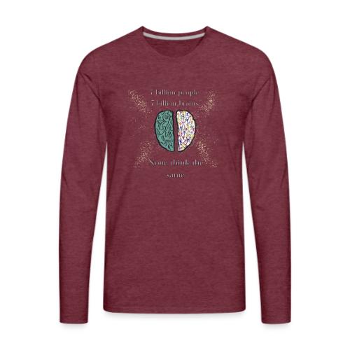 People brains - Men's Premium Long Sleeve T-Shirt