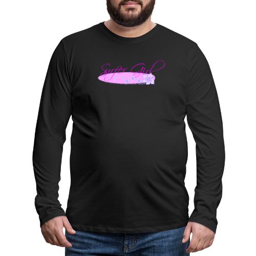 Surfer Girl - Men's Premium Long Sleeve T-Shirt