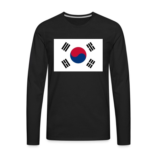 Flag of South Korea - Men's Premium Long Sleeve T-Shirt