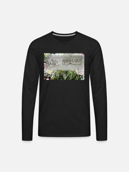 gorgeous - Men's Premium Long Sleeve T-Shirt - black
