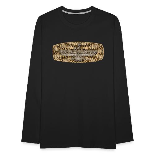 Cyrus Cylinder and Faravahar 2 - Men's Premium Long Sleeve T-Shirt