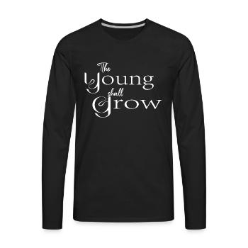 The Young Shall grow - Men's Premium Long Sleeve T-Shirt - black - Front - Jose (178cm)
