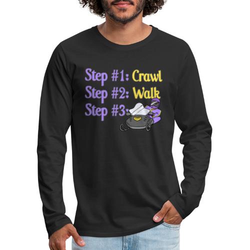 Step 1 - Crawl - Men's Premium Long Sleeve T-Shirt