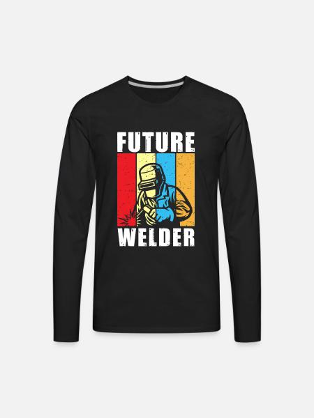 FUTURE WELDER - Men's Premium Long Sleeve T-Shirt - black