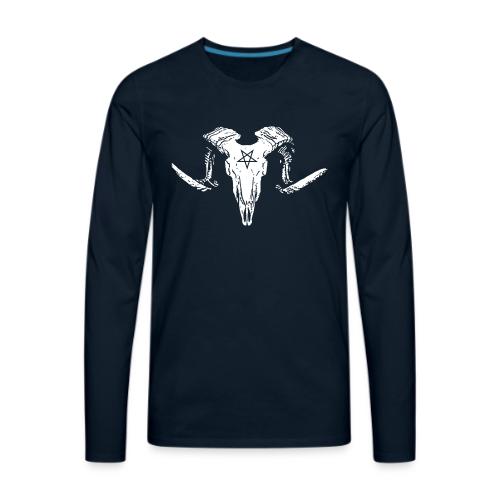 Goat Skull - Men's Premium Long Sleeve T-Shirt