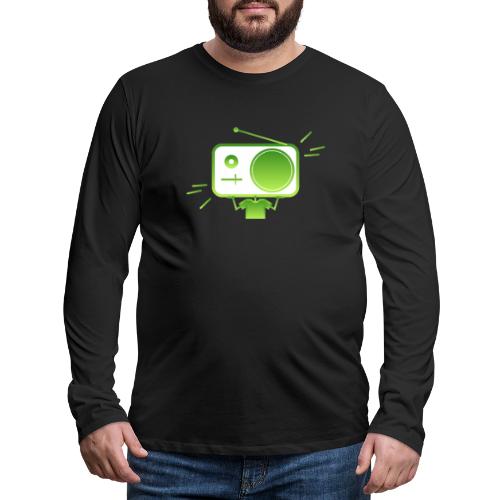 MusiqHead Green Ver 4 - Men's Premium Long Sleeve T-Shirt