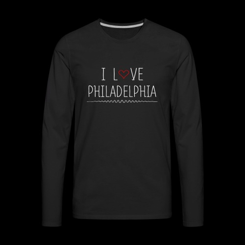 I love Philadelphia - Men's Premium Long Sleeve T-Shirt