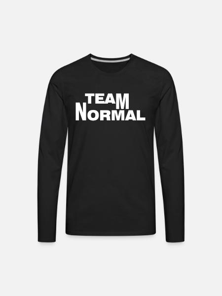 TEAM NORMAL - Men's Premium Long Sleeve T-Shirt - black