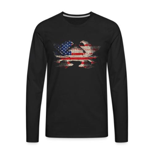 South Carolina Independence Crab, Dark - Men's Premium Long Sleeve T-Shirt