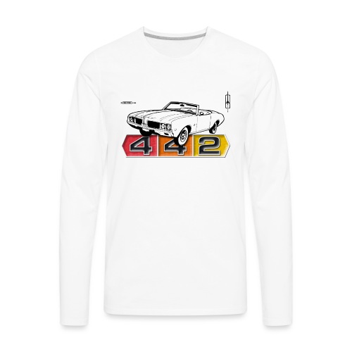 Oldsmobile 442 convertible - Men's Premium Long Sleeve T-Shirt