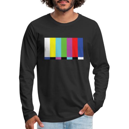 TV Test - Men's Premium Long Sleeve T-Shirt