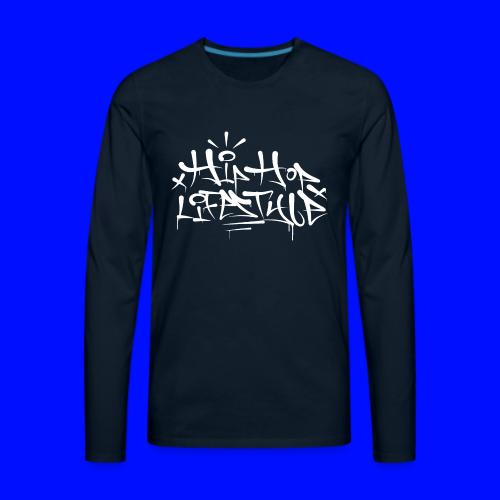 Hip Hop Lifestyle Graffiti Tag - Men's Premium Long Sleeve T-Shirt