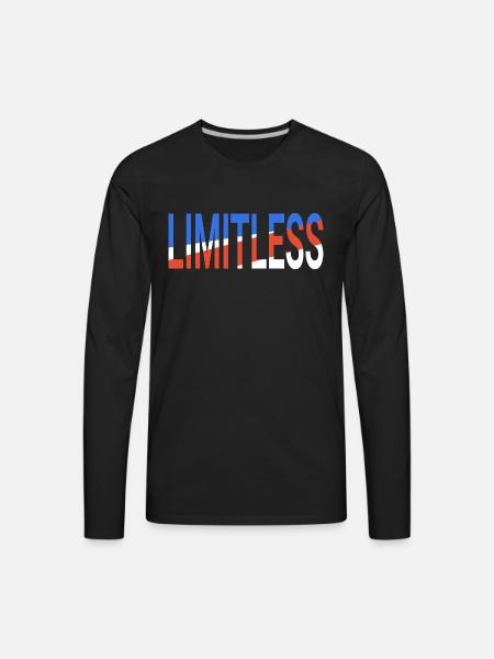 Limitless - Men's Premium Long Sleeve T-Shirt - black