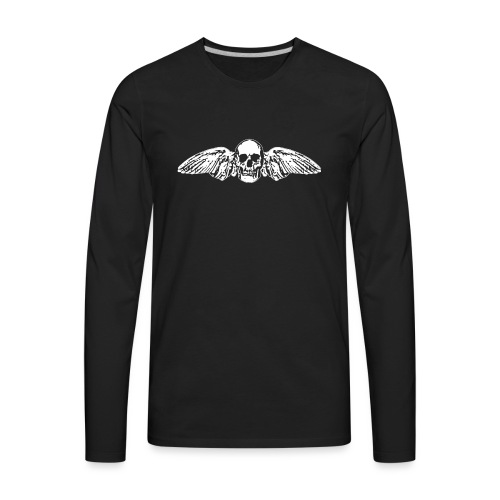 Skull + Wings - Men's Premium Long Sleeve T-Shirt