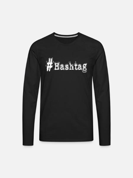 #1 - Men's Premium Long Sleeve T-Shirt - black