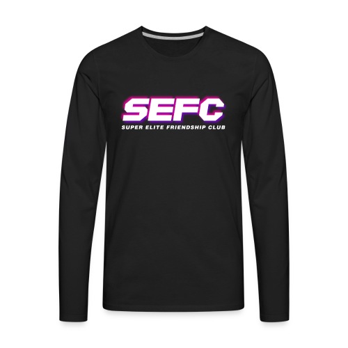 Super Elite Friendship Club Logo Vapor v2 - Men's Premium Long Sleeve T-Shirt