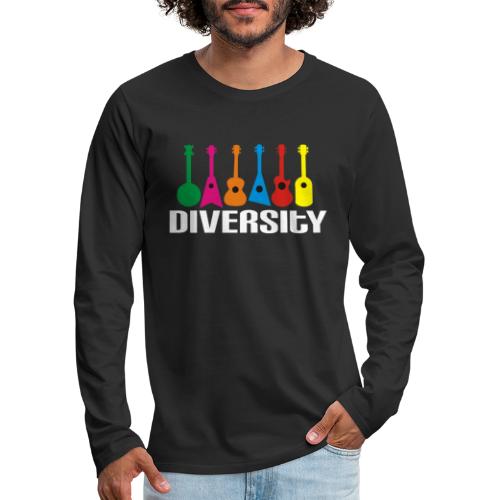 Ukulele Diversity - Men's Premium Long Sleeve T-Shirt