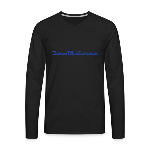 JamesTheCaveman T - Men's Premium Long Sleeve T-Shirt