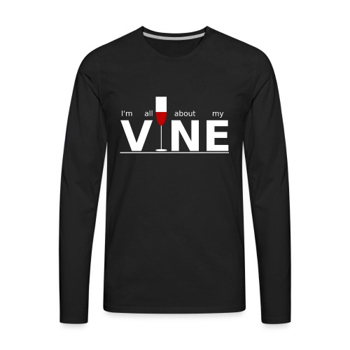 Wine - Men's Premium Long Sleeve T-Shirt