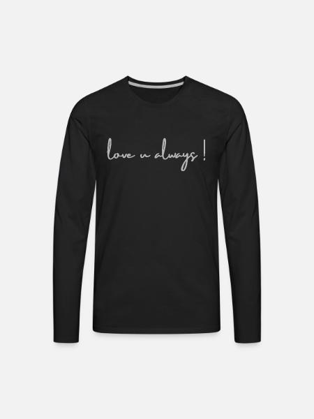 Love You Always - Men's Premium Long Sleeve T-Shirt - black