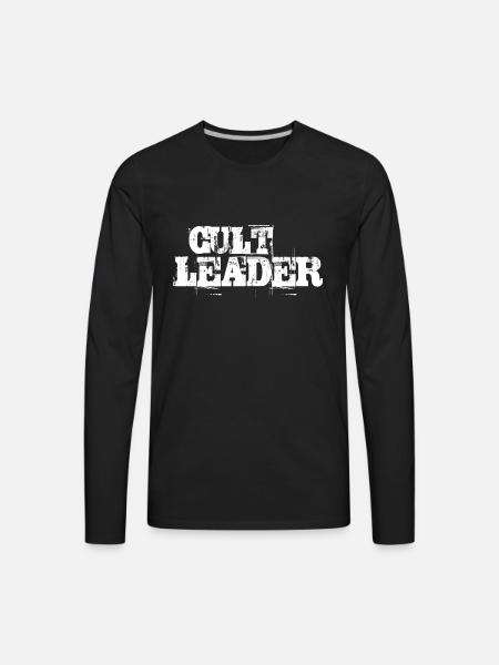 cult leader - Men's Premium Long Sleeve T-Shirt - black
