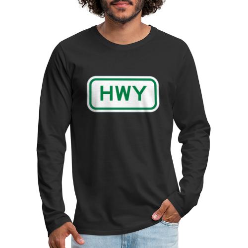 HighwayLogo 001 - Men's Premium Long Sleeve T-Shirt