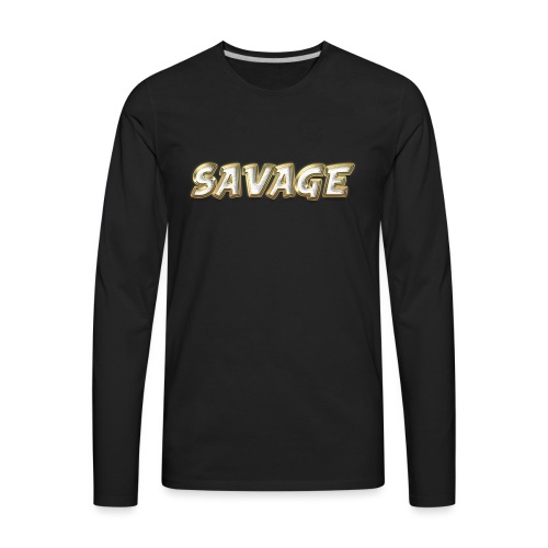 Savage Bling - Men's Premium Long Sleeve T-Shirt