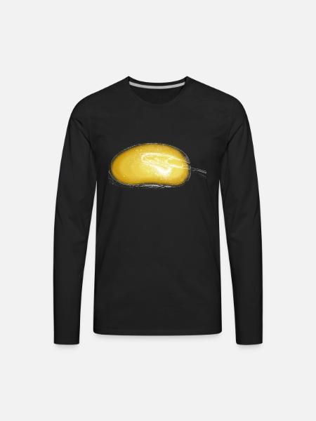 Mouse - Men's Premium Long Sleeve T-Shirt - black
