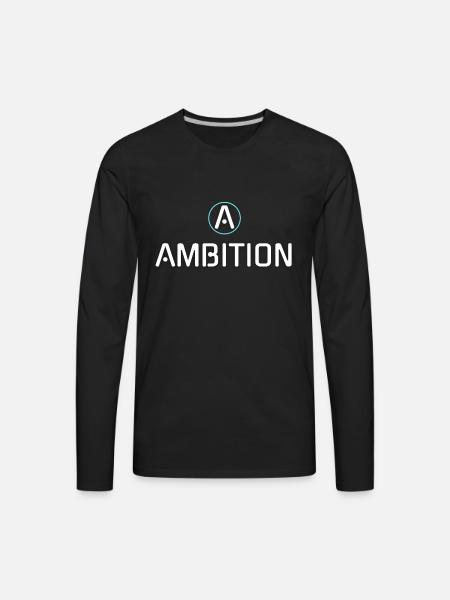 Ambition Circle - Men's Premium Long Sleeve T-Shirt - black