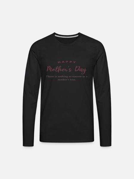 mothers day - Men's Premium Long Sleeve T-Shirt - black