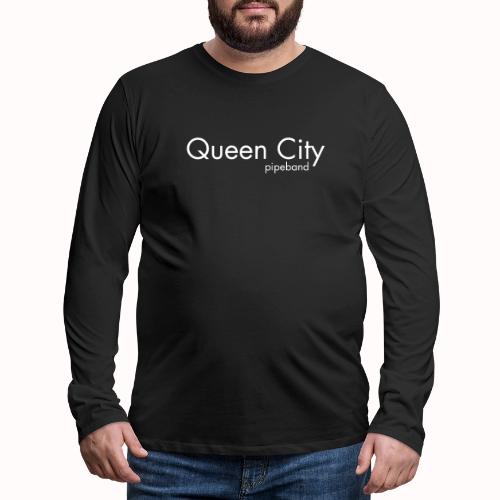 Queen City white - Men's Premium Long Sleeve T-Shirt