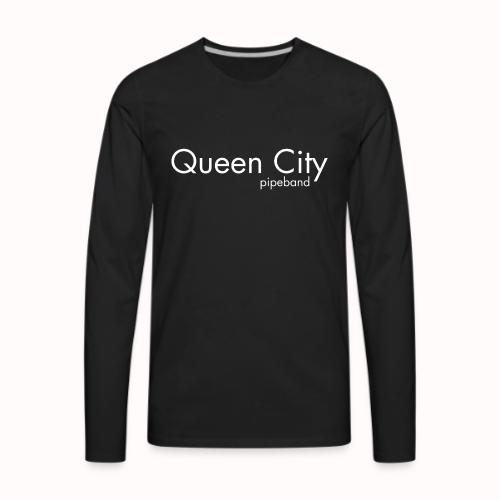Queen City white - Men's Premium Long Sleeve T-Shirt