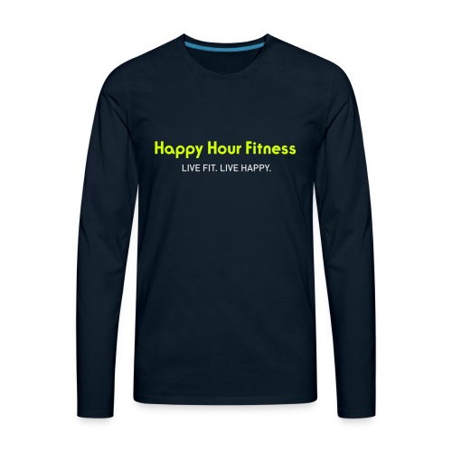 HHF_logotypeandtag - Men's Premium Long Sleeve T-Shirt