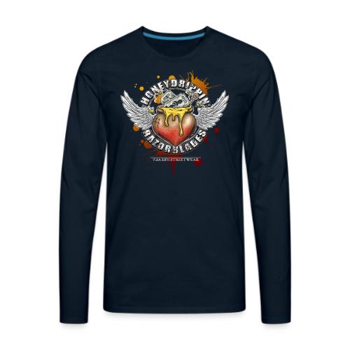 Honeydripping razorblades - Men's Premium Long Sleeve T-Shirt