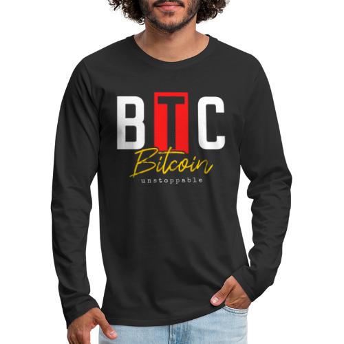 Places To Get Deals On BITCOIN SHIRT STYLE - Men's Premium Long Sleeve T-Shirt