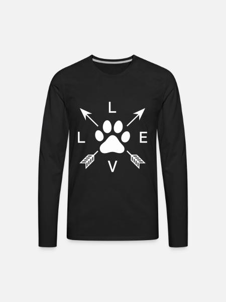 Just a girl who loves Boston Terrier Dog 1 - Men's Premium Long Sleeve T-Shirt - black