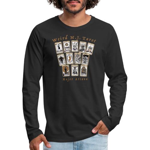 Weird N.J. Tarot – Major Arcana - Men's Premium Long Sleeve T-Shirt