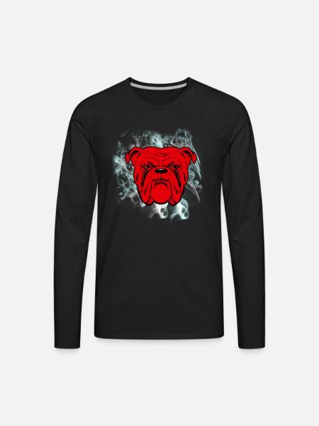 Red Dog Beer - Men's Premium Long Sleeve T-Shirt - black