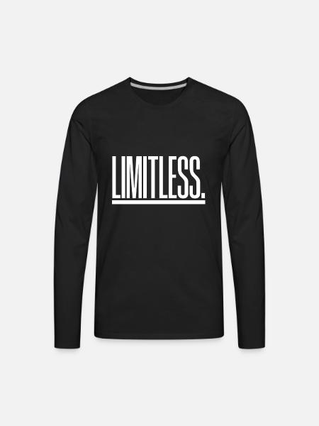 Limitless - Men's Premium Long Sleeve T-Shirt - black