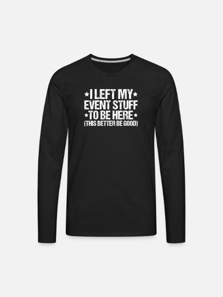 Event Technician Event Technology - Men's Premium Long Sleeve T-Shirt - black