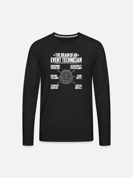 Event Technician Event Technology - Men's Premium Long Sleeve T-Shirt - black