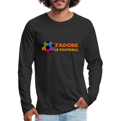 I love football - Men's Premium Long Sleeve T-Shirt