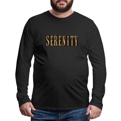 Serenity in Gold - Men's Premium Long Sleeve T-Shirt